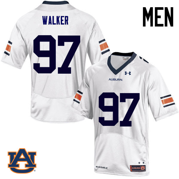 Men Auburn Tigers #97 Gary Walker College Football Jerseys Sale-White